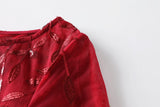 Wyleigh Plus Size Red Evening Dress