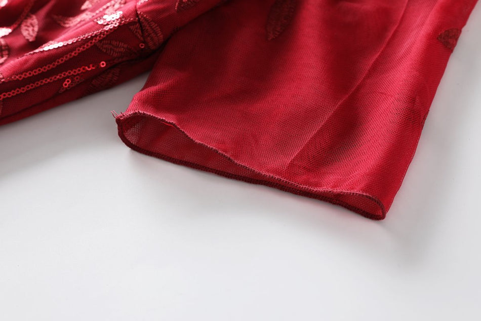 Wyleigh Plus Size Red Evening Dress