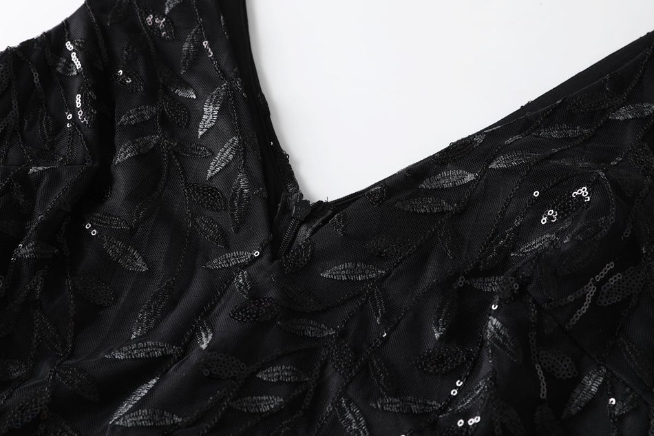 Wynter Plus Size Black Evening Dress
