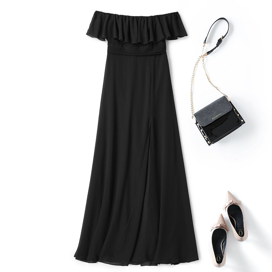 Alivia Plus Size Chiffon Evening Dress