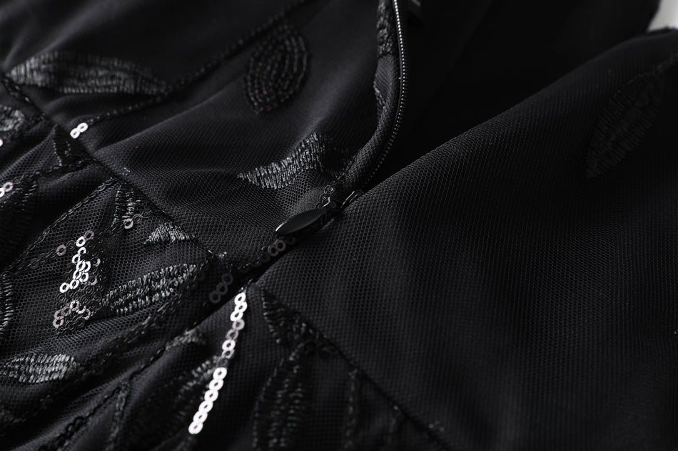 Wynter Plus Size Black Evening Dress