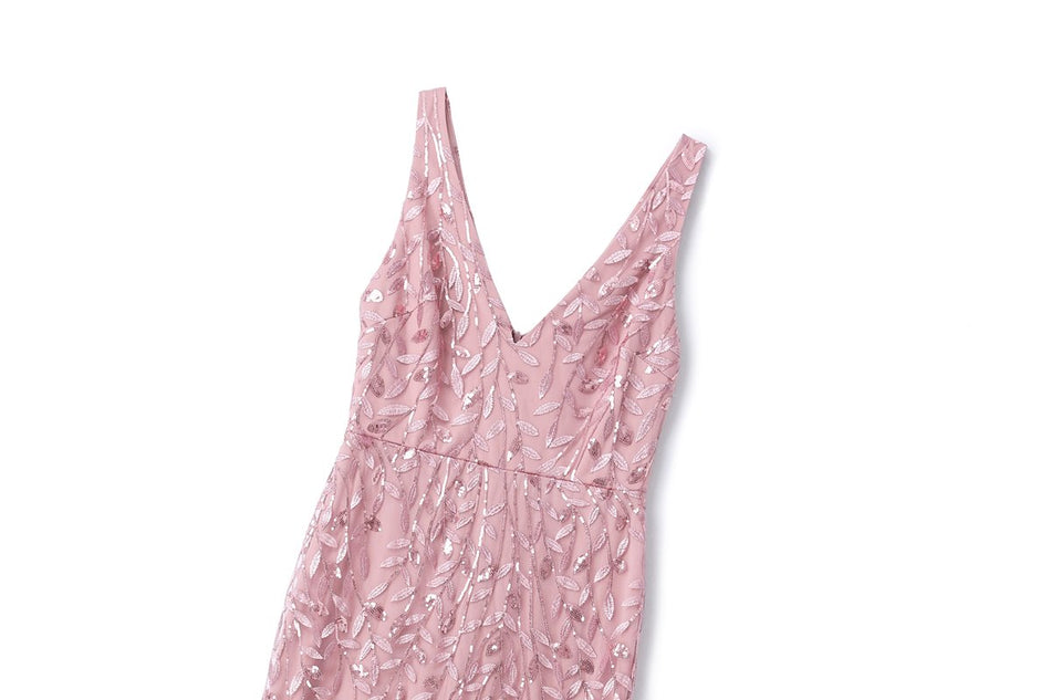 Wynona Plus Size Pink Evening Dress