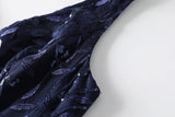 Winslet Plus Size Blue Evening Dress