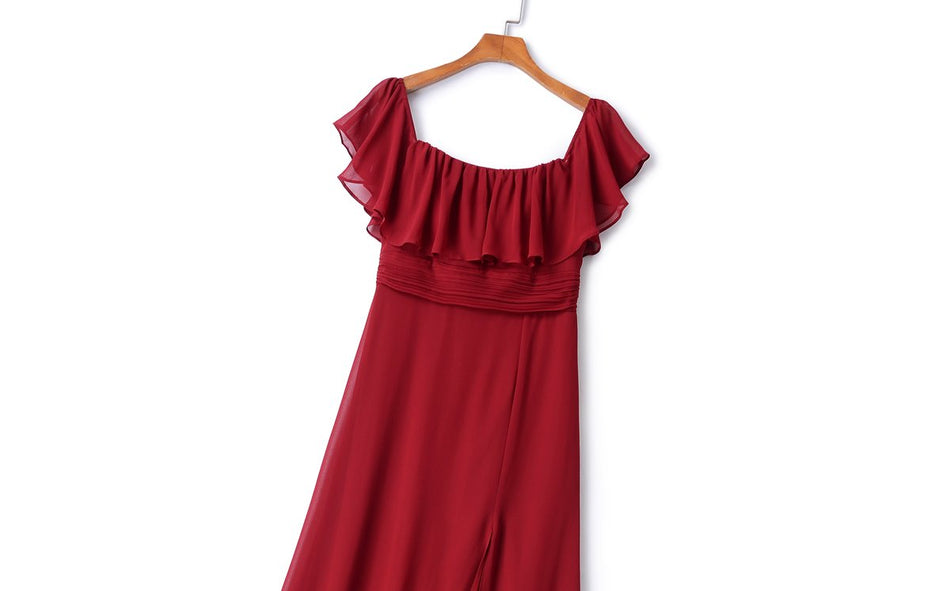 Alivia Plus Size Chiffon Evening Dress
