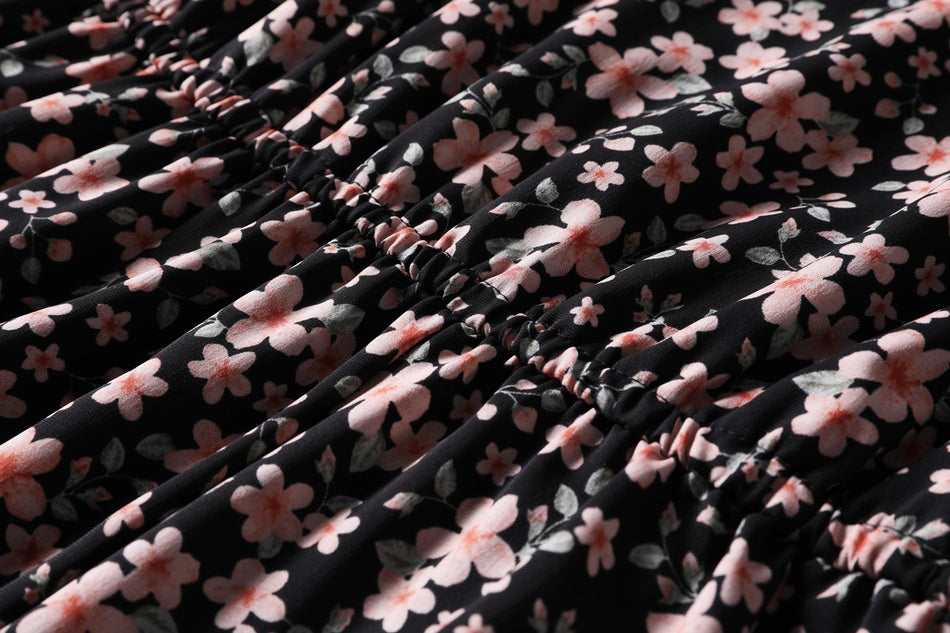 Azalea Plus Size Floral Midi Cheongsam