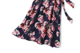 Zariah Plus Size Floral Wrap Maxi Dress