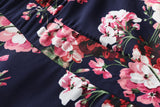 Zariah Plus Size Floral Wrap Maxi Dress