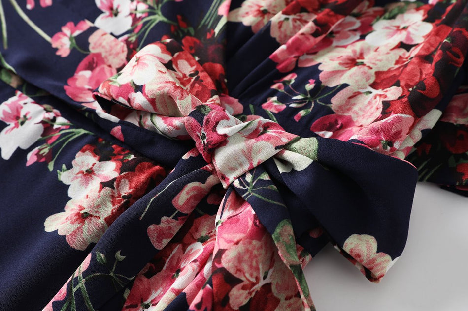 Zariah Plus Size Floral Wrap Maxi Dress