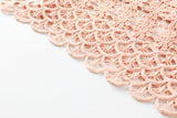 Queen Plus Size Pink Lace Formal Dress