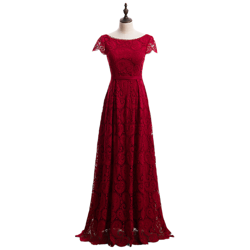 Plus Size Lace Maxi Dress