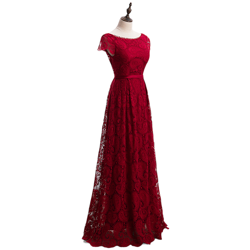 Plus Size Lace Maxi Dress