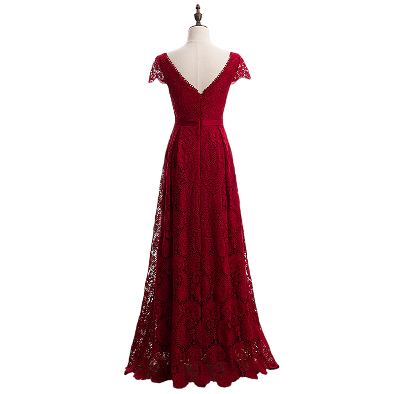 Plus Size Lace Maxi Dress