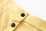 Taryn Plus Size Yellow Vintage Midi Skirt