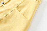 Taryn Plus Size Yellow Vintage Midi Skirt