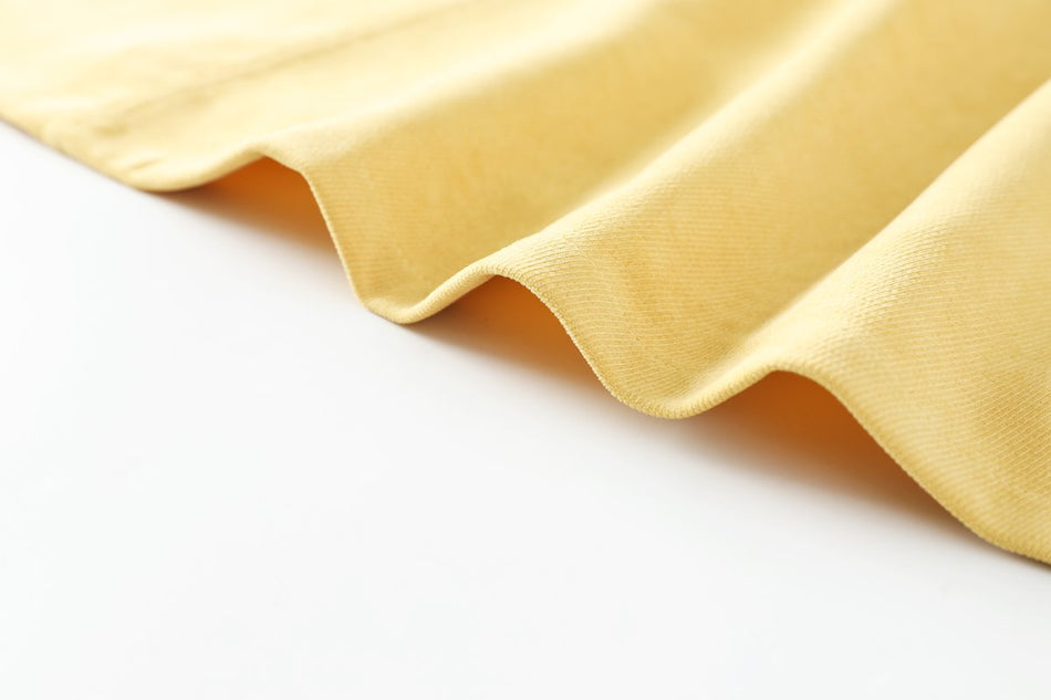 Taryn Plus Size Yellow Vintage Midi Skirt
