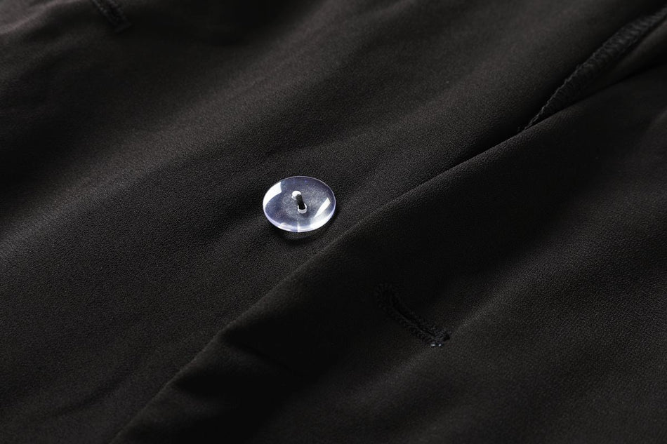 Glad Plus Size Black Wrap Playsuit