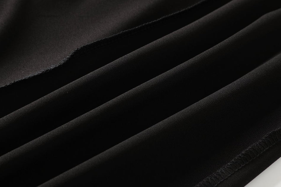 Glad Plus Size Black Wrap Playsuit