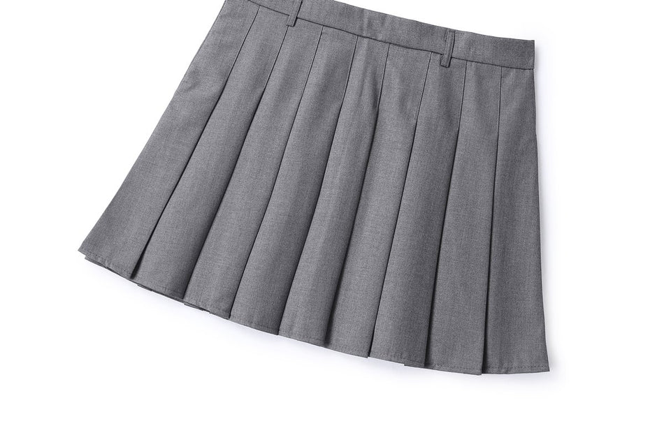 Plus Size Pleat Skirt