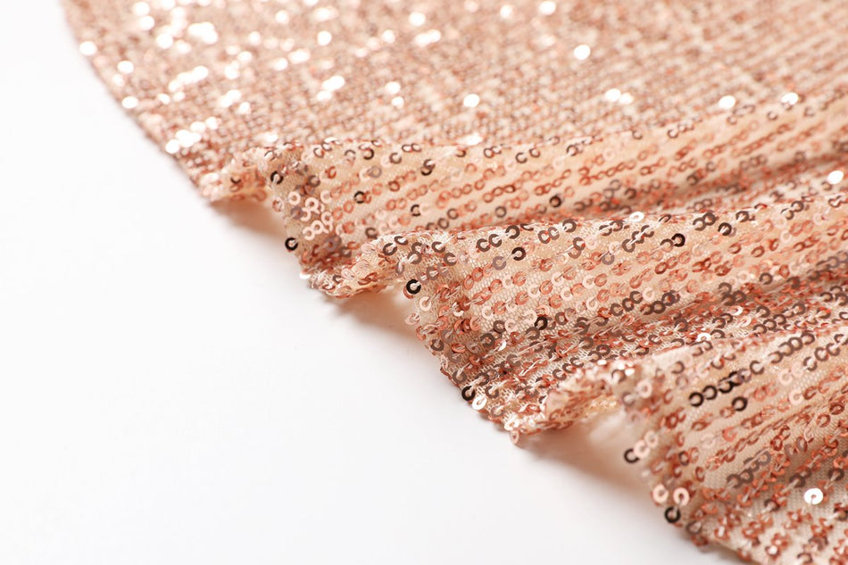 Plus Size Sequin Fishtail Gown
