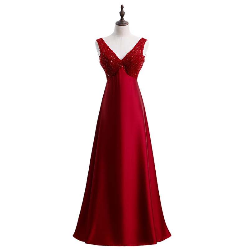 Plus Size Simple Evening Dress
