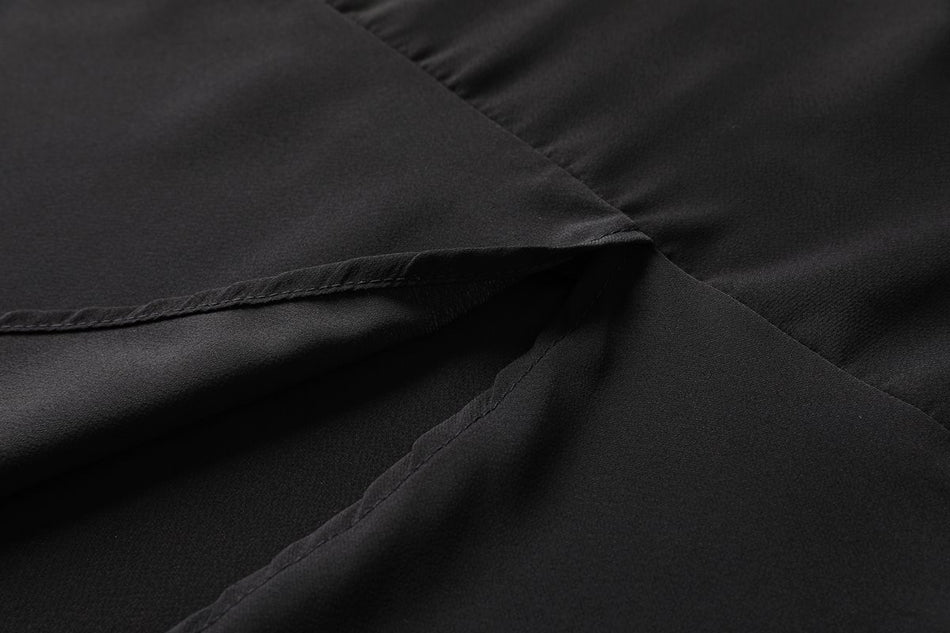 Isley Plus Size Black Midi Dress