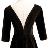 Plus Size Square Neck Evening Dress