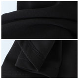 Plus Size Black Suspender Skirt