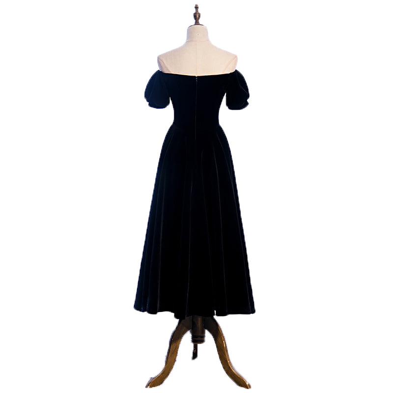 Plus Size Sweetheart Off Shoulder Dress - Back View