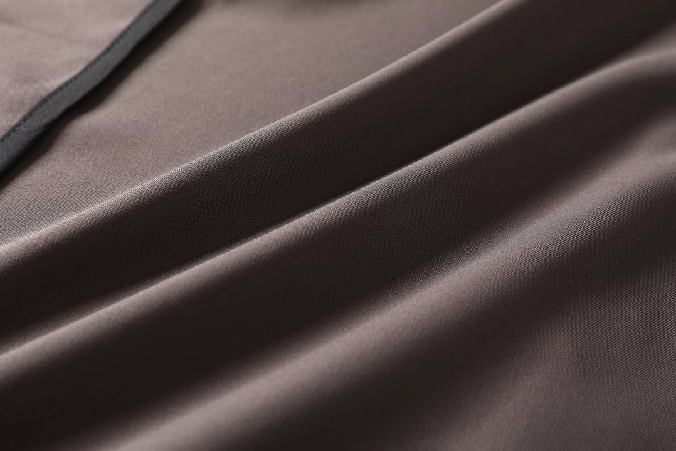 Hasna Plus Size Trench Coat Shirt Dress