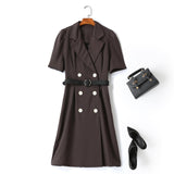 plus size trench coat shirt dress