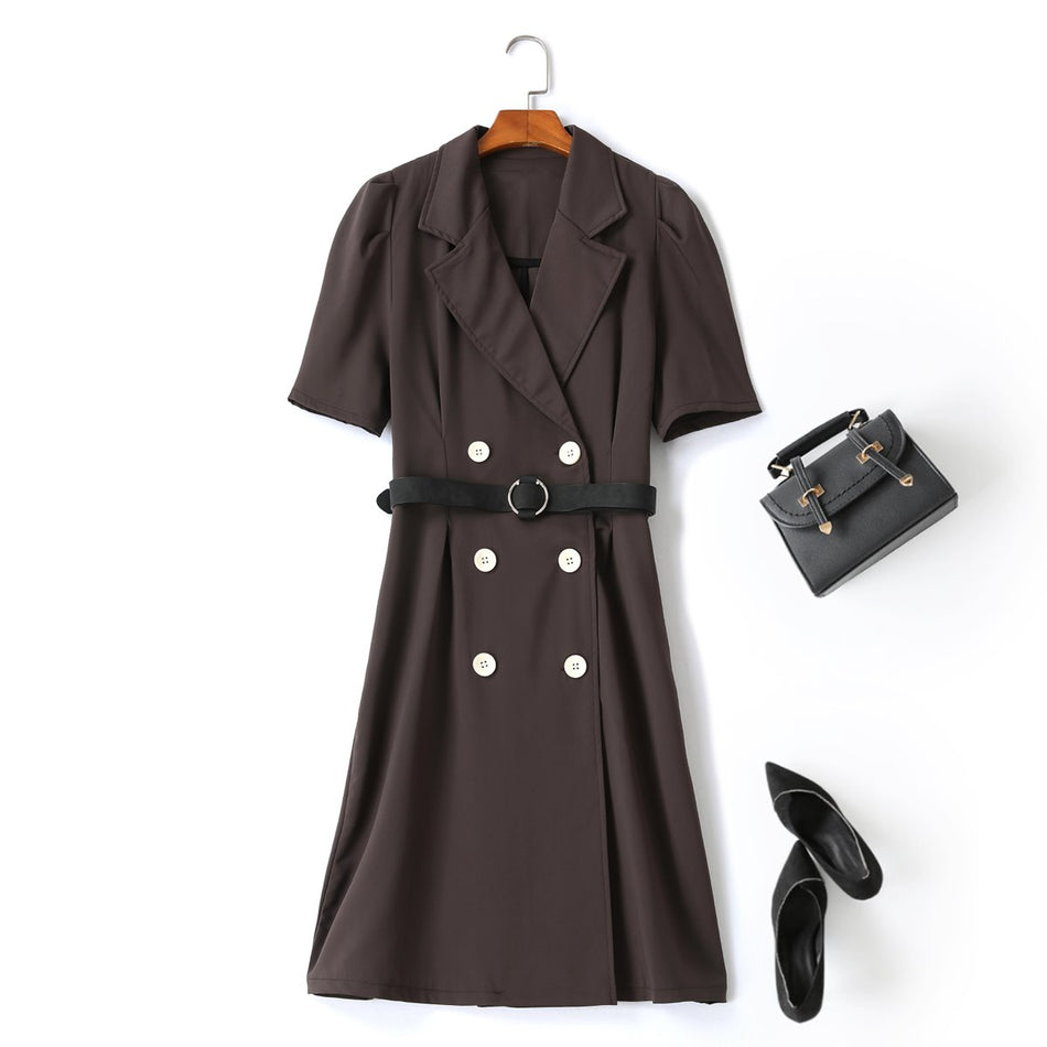 plus size trench coat shirt dress