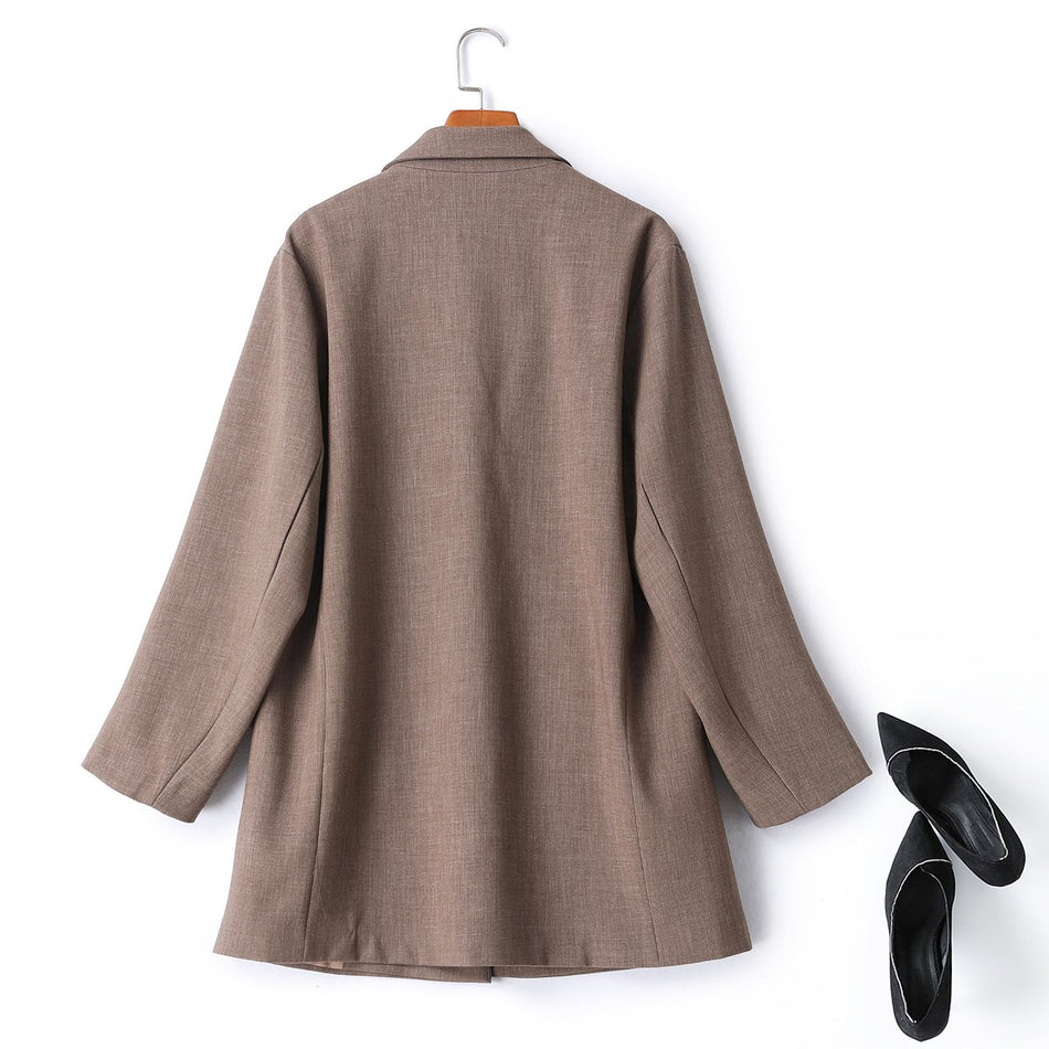 Plus Size Tunic Blazer