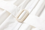 Plus Size White Shirt Dress