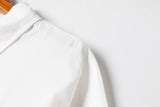 Plus Size White Shirt Dress