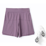 Plus Size Workout Shorts - Back