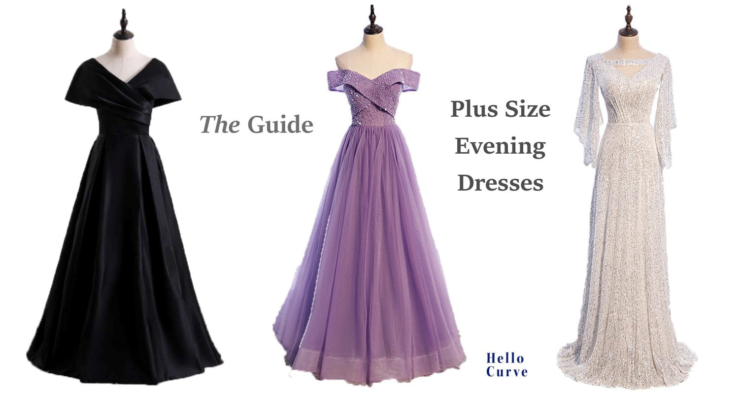The Different Types of Plus Size Evening Dresses!