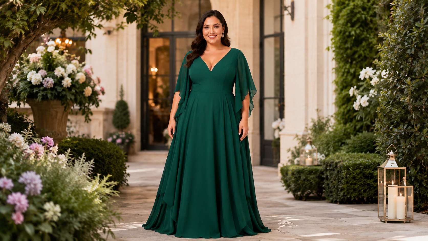The Best Plus Size Wedding Guest Dresses with Sleeves