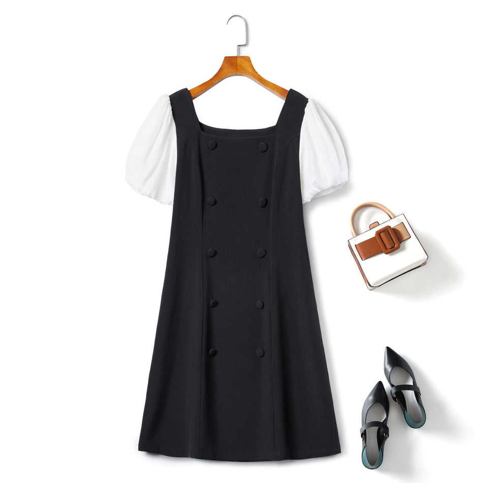 Short sleeve tuxedo dress store