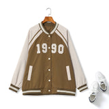 Plus Size Baseball Jacket