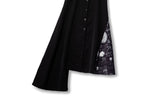 Wren Plus Size Bias Black Shirt Dress