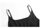 Plus Size Black Camisole Midi Dress