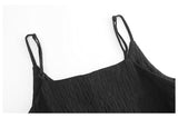 Plus Size Black Camisole Midi Dress