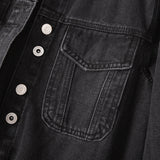 Marlowe Plus Size Black Denim Jacket