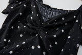 Ainsley Plus Size Black Floral Midi Dress