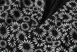 Plus Size Black Floral Midi Dress