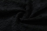 Plus Size Black Lace Qipao