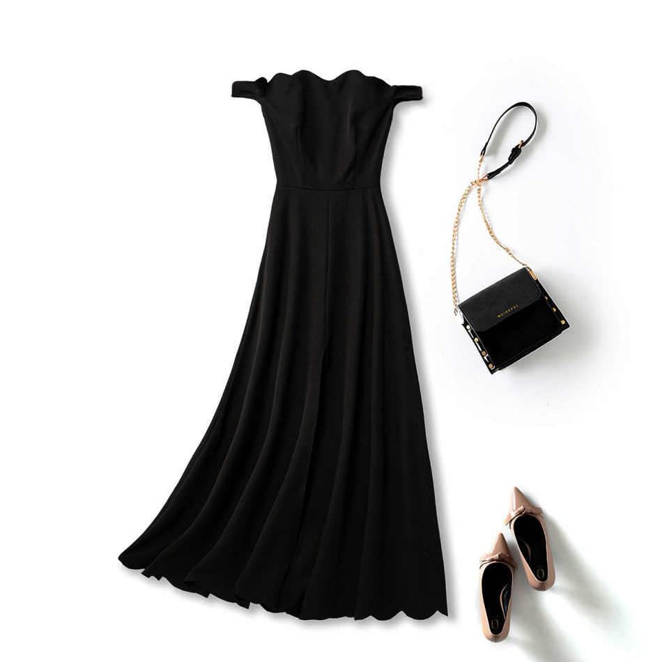 Keily Plus Size Black Off Shoulder Dress– Hello Curve
