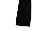 Plus Size Black Off Shoulder Fitted Evening Dress