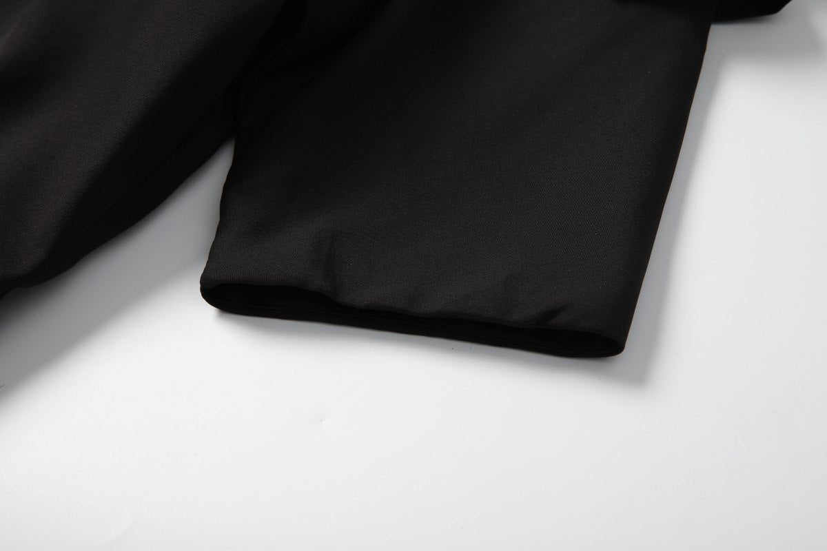 Women Off Shoulder Dress/Short Black Dress/Plus size clothing