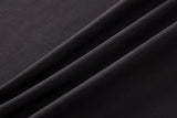 Fawn Plus Size Black Office Long Sleeve Dress